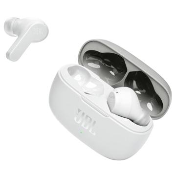 JBL Wave 200TWS Trådløse Høretelefoner med Opladningsetui - Hvid