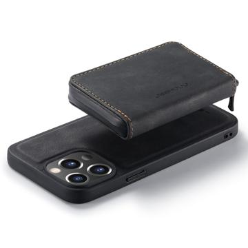 Jeehood Aftageligt 2-i-1 iPhone 14 Pro Cover med Pung - Sort