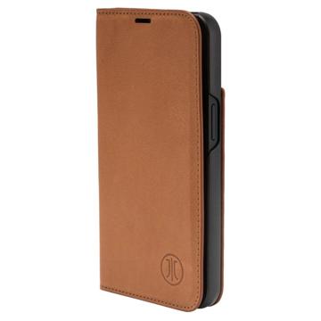 JT Berlin BookCase Tegel iPhone 14 Flip Lædercover - Cognac