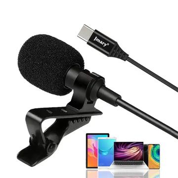 Jmary MC-R2 Mikrofon Clip on til iOS/Android med USB-C