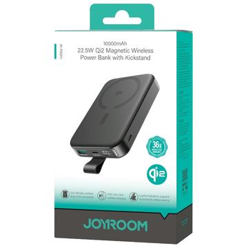 Joyroom JR-PBM11 Qi2 MagSafe Power Bank med kickstand - 10000mAh - Sort