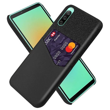Sony Xperia 10 IV KSQ Cover med Kortholder - Sort