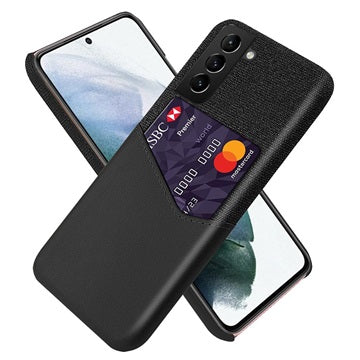 KSQ Samsung Galaxy S21 FE 5G Cover med Kort Lomme - Sort