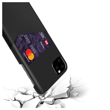 KSQ iPhone 11 Pro Max-cover med kort lomme - sort