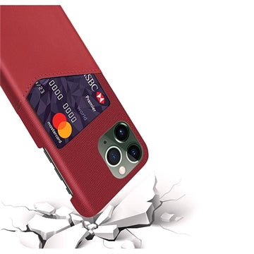 iPhone 14 Pro Max KSQ Cover med Kortholder - Rød