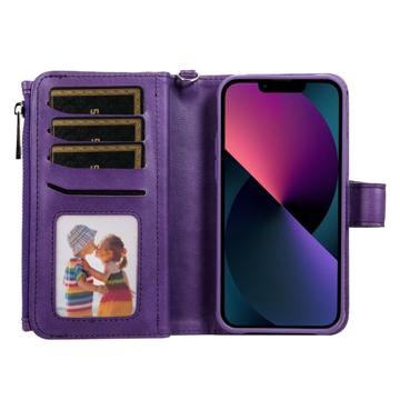 KT Multifunctional Series iPhone 14 Pung Taske - Lilla