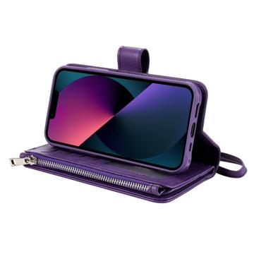 KT Multifunctional Series iPhone 14 Pung Taske - Lilla