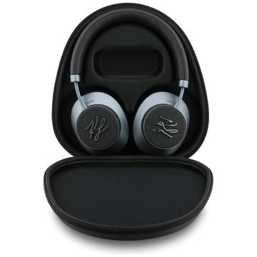 Karl Lagerfeld Grained Initials ANC trådløse over-ear-hovedtelefoner - sort