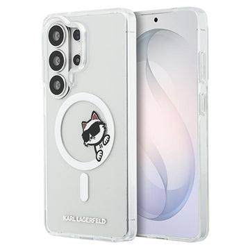 Samsung Galaxy S26 Ultra Karl Lagerfeld IML Choupette Peekaboo Logo magnetisk cover - gennemsigtigt