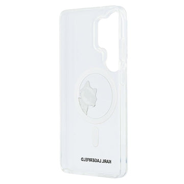 Samsung Galaxy S26 Ultra Karl Lagerfeld IML Choupette Peekaboo Logo magnetisk cover - gennemsigtigt