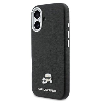 iPhone 17 Karl Lagerfeld Karl and Choupette Heads Pins Cover - MagSafe-kompatibelt - Sort