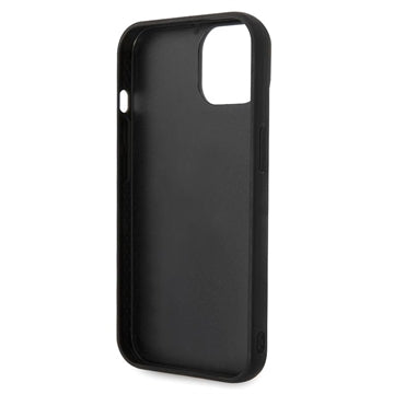 Karl Lagerfeld Quilted Puffy Metal Logo iPhone 14 Plus Cover - Sort