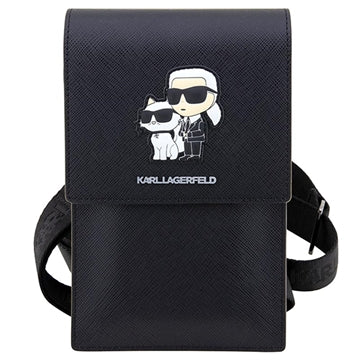 Karl Lagerfeld Smartphone Skuldertaske - Karl & Choupette - Sort