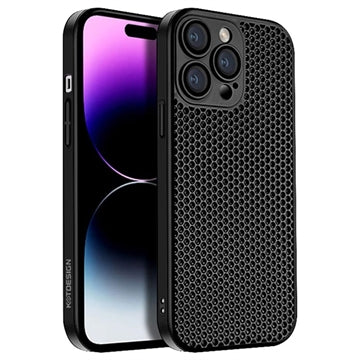 iPhone 15 Pro Max Kstdesign Icenets Series Plastikcover - Sort