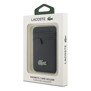 Lacoste Iconic Petit Pique magnetisk kortholder - MagSafe-kompatibel - Navy