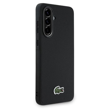 Samsung Galaxy A56 Lacoste Iconic Petit Pique Woven Logo Cover - Sort