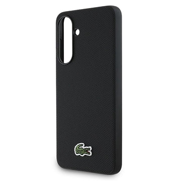 Samsung Galaxy A56 Lacoste Iconic Petit Pique Woven Logo Cover - Sort
