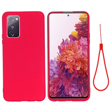 Samsung Galaxy S20 FE 5G Liquid Silikone Cover - Rød
