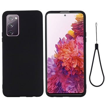 Samsung Galaxy S20 FE 5G Liquid Silikone Cover - Sort