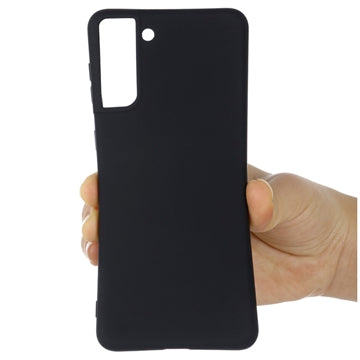 Samsung Galaxy S21 5G Liquid Silikone Cover med Strop - Sort