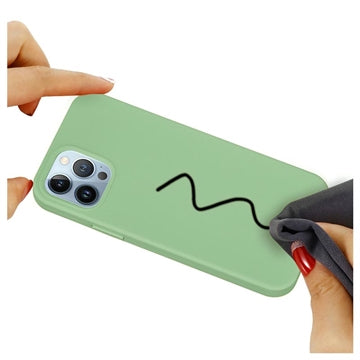 iPhone 14 Pro Liquid Silikone Cover - Grøn