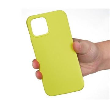 iPhone 12 Pro Max Liquid Silicone Cover - Gul