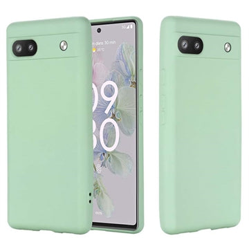 Google Pixel 6a Liquid Silikone Cover - Grøn