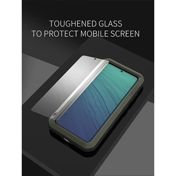 Samsung Galaxy S20 Love Mei Powerful Hybrid Cover - Army Grøn
