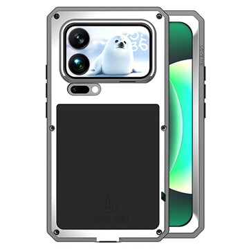Xiaomi 17 Pro Max Love Mei Powerful Hybrid Cover - Sølv