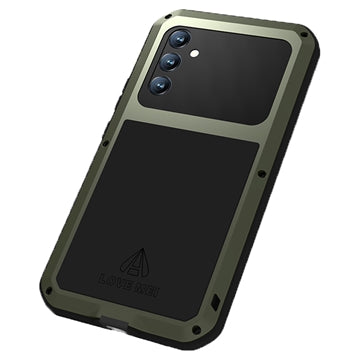 Love Mei Powerful Samsung Galaxy A34 5G Hybrid Cover - Grøn