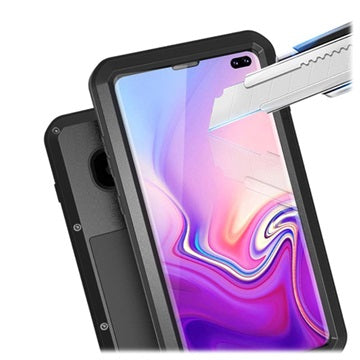 Love Mei Powerful Samsung Galaxy S10+ Hybrid Cover (Open Box - God stand) - Sort