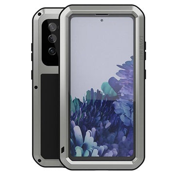 Love Mei Powerful Samsung Galaxy S20 FE Hybrid Cover - Sølv