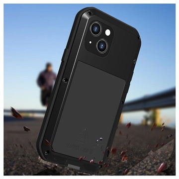 Love Mei Powerful iPhone 13 Mini Hybrid Cover - Sort