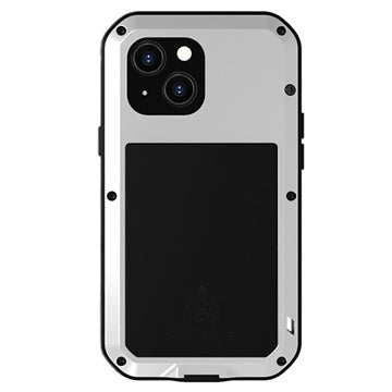 Love Mei Powerful iPhone 13 Mini Hybrid Cover - Sølv