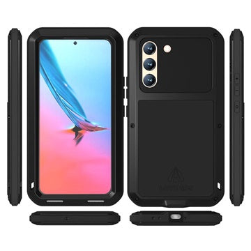 Love Mei Powerful Samsung Galaxy S22 5G Hybrid Cover - Sort