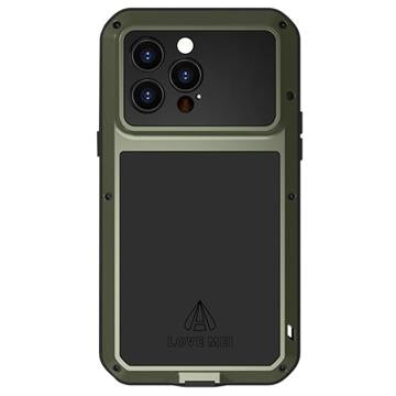 Love Mei Powerful iPhone 14 Pro Max Hybrid Cover - Grøn