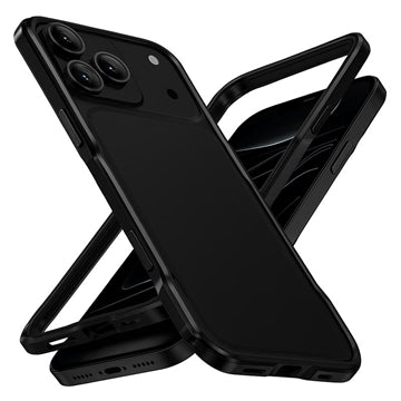 iPhone 17 Pro Luphie Safe Lock Metalkofanger - Sort