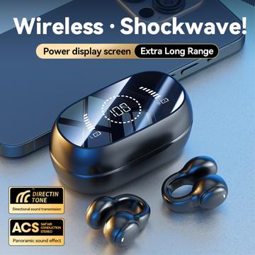 M47 Earclip Bone Conduction Trådløse Hovedtelefoner – Open-Ear, Bluetooth 5.3 - Sort