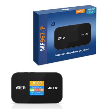 MF967P-E 4G LTE bærbar WiFi 6-router / mobilt hotspot 300 Mbps
