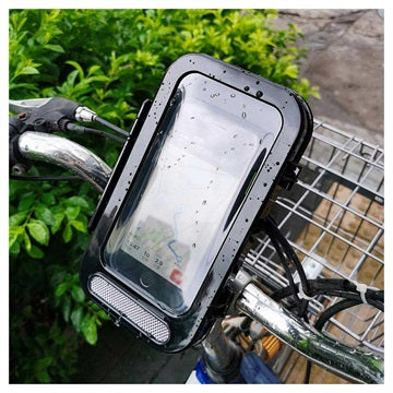MTB Universal Vandtæt Cykeltaske - 6.7" - Sort