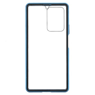Xiaomi 11T/11T Pro Magnetisk Cover med Hærdet Glas - Blå