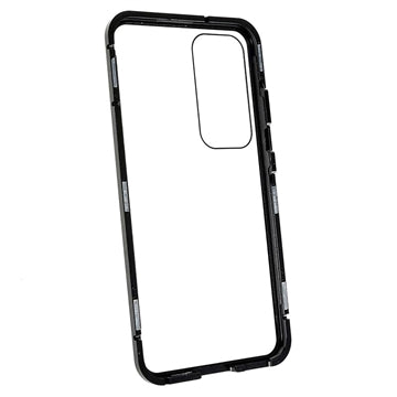 Samsung Galaxy S23 5G Magnetisk Cover med Hærdet Glas - Sort