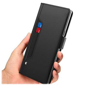 Makeupspejl iPhone 13 Flip Cover - Sort