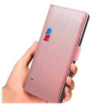 Makeupspejl Google Pixel 6a Flip Cover - Rødguld