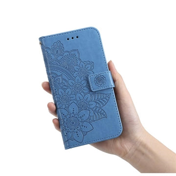 Motorola Edge 60 Fusion Mandala Series Etui med Pung - Blå