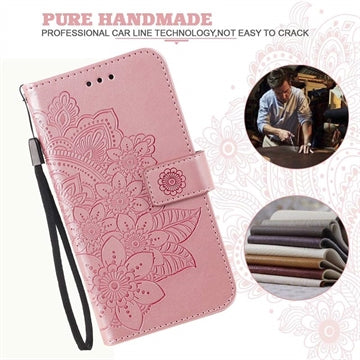 iPhone Air Mandala Series Etui med Pung - Pink