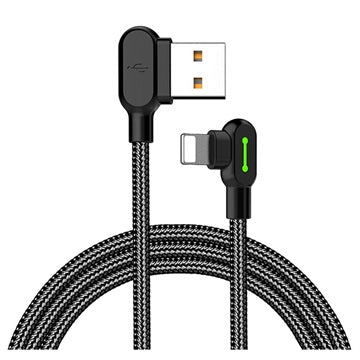 Mcdodo Night Elves 90-grader Lightning Kabel - 1.8m - Titanium Sort