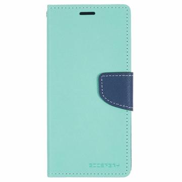 iPhone 16 Mercury Goospery Fancy Diary Pung - Cyan