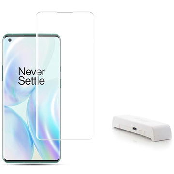 Mocolo UV OnePlus 8 Pro Hærdet Glas - Klar
