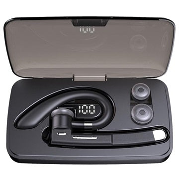 Mono Bluetooth Headset med Opladningsboks YK520 - Sort